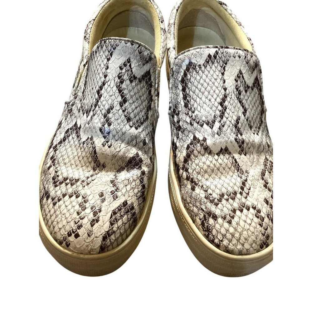 Steve Madden Slip on Shoes Vegan Snakeskin Animal Prints Size 7.5  Men’s,  9.0 W